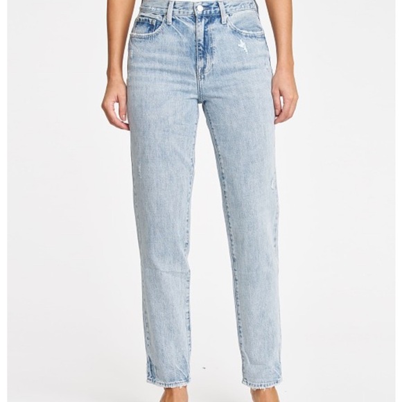 pistola Denim - Pistola Light Wash Denim Size 27 High Waisted Straight Leg